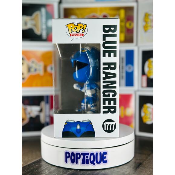 Mighty Morphin Power Rangers: The Movie Blue Ranger Funko Pop! #1777 - Picture 2 of 6